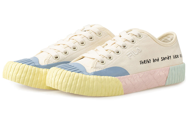 (WMNS) Fila Carve Flattie Shoes Pink/White/Blue T12W034402FSN