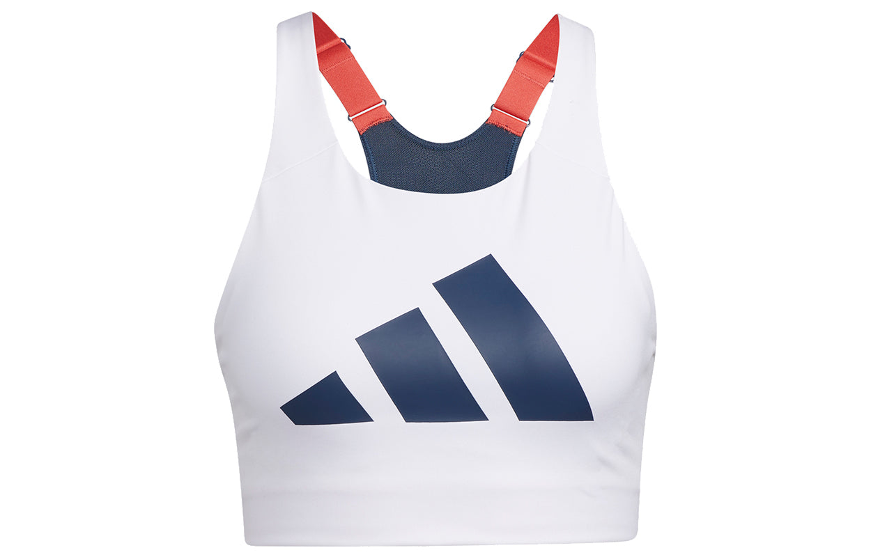 (WMNS) adidas Ultimate Alpha adi Life Bra Asia Sizing 'White Navy' GL0587