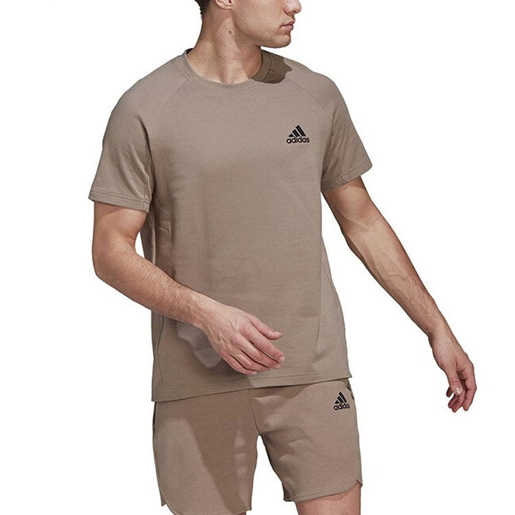 adidas Designed For Gameday T-shirt 'Chalky Brown' HF5925