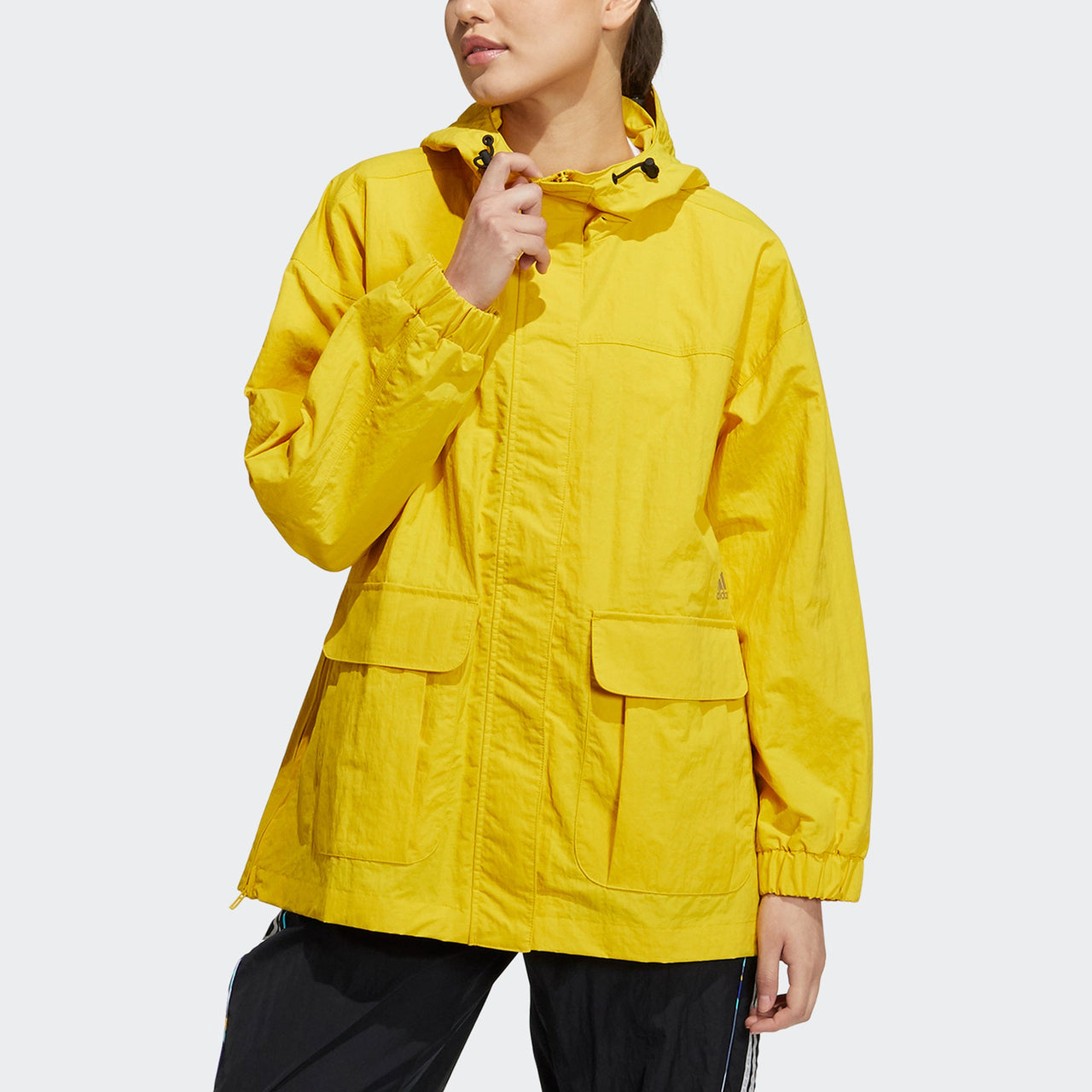 (WMNS) adidas W Prsve Fz Jkt Sports Hooded Jacket Yellow H29543