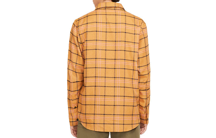 Nike SB Skateboard flannel Skateboard Plaid Long Sleeves Sports Shirt Jacket Yellow CK5315-712