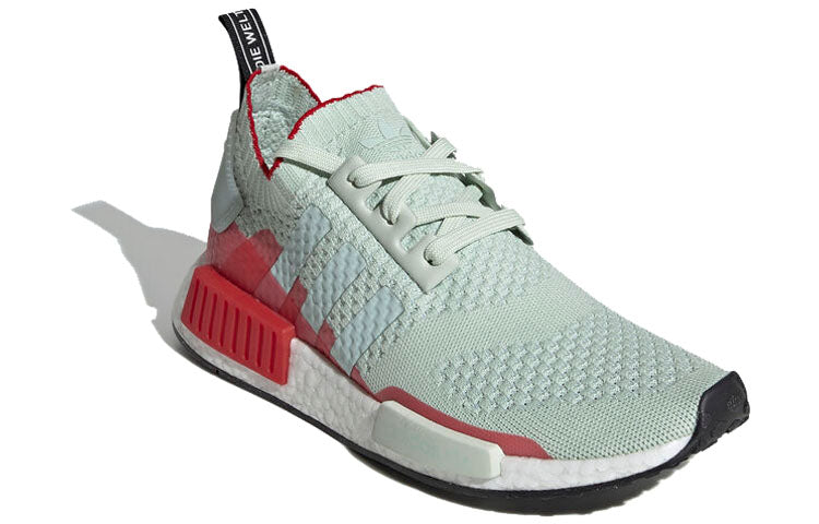 adidas NMD_R1 Primeknit 'Linen Green Scarlet' EE5078