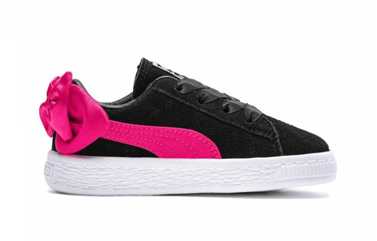 (PS) PUMA Suede Bow AC Sneakers Black/Pink/White 367318-04