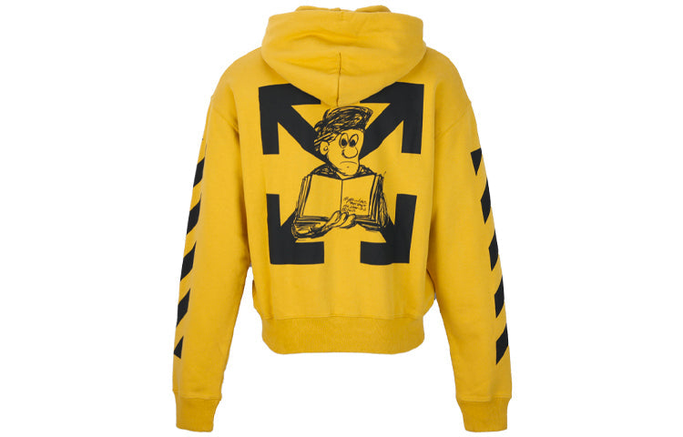 Off-White Pattern Printing Loose Ordinary Version Yellow OMBB037F20FLE0041610
