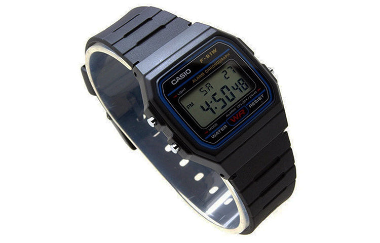 CASIO G Shock Waterproof Unisex Mens Black Digital F-91W-1