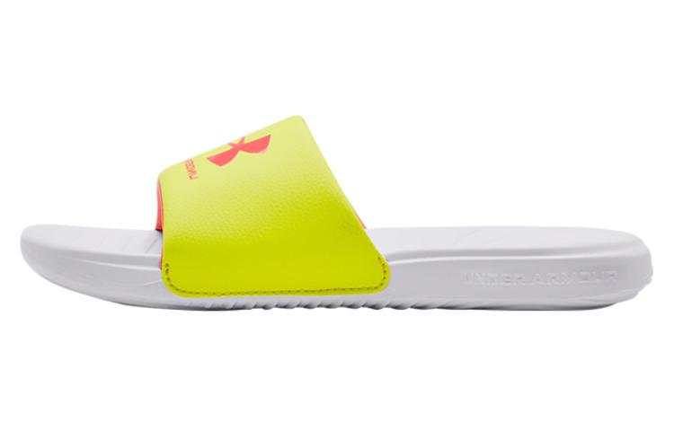 (GS) Under Armour Ansa Fixed Slides 'Yellow Ray White' 3023793-300