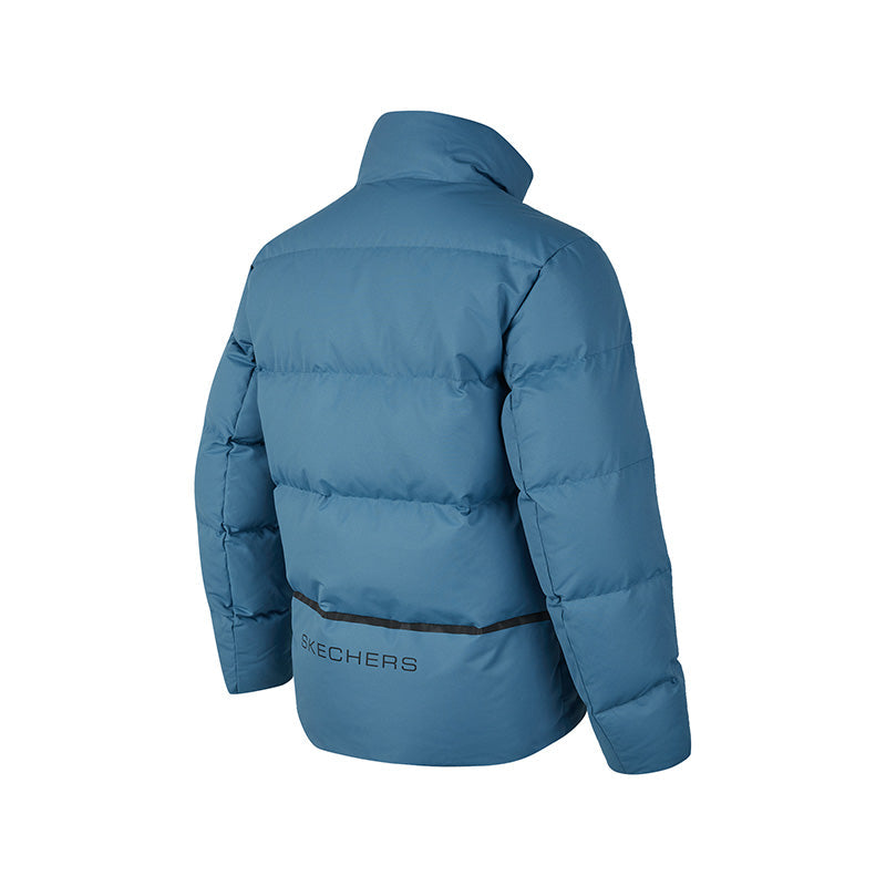 Skechers Woven Medium Down Warm Jacket 'Teal' P423M023-0378