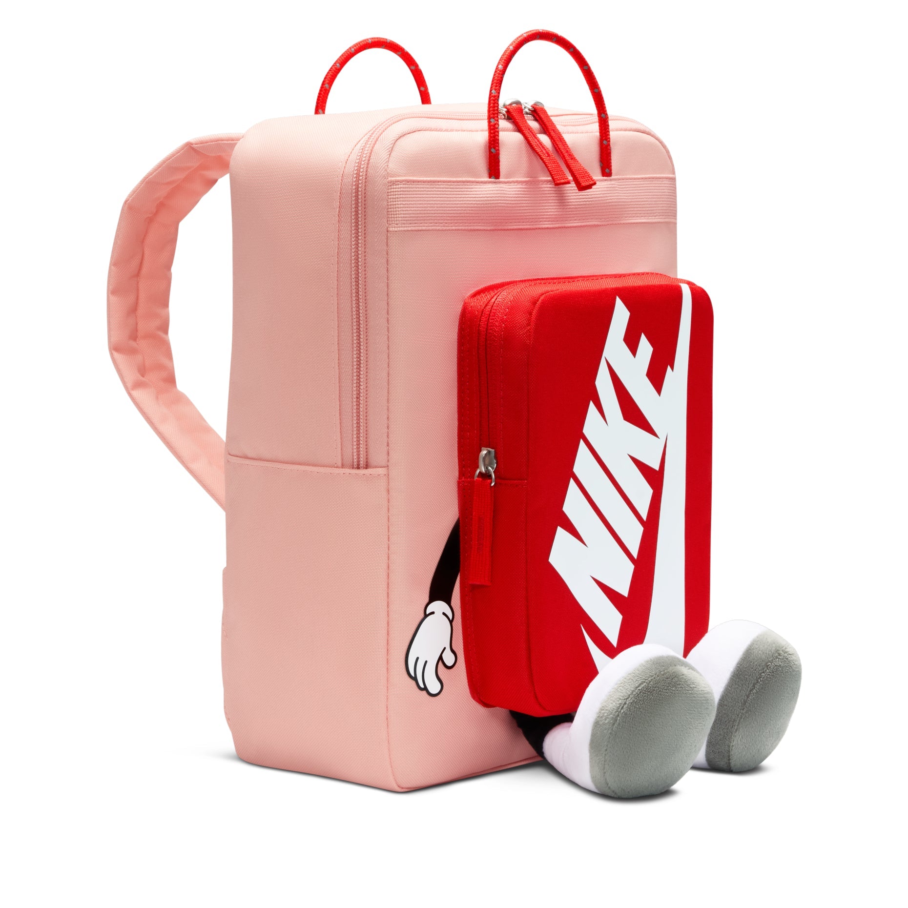 (GS) Nike Boxy Backpack 'Arctic Orange University Red' HM9973-800