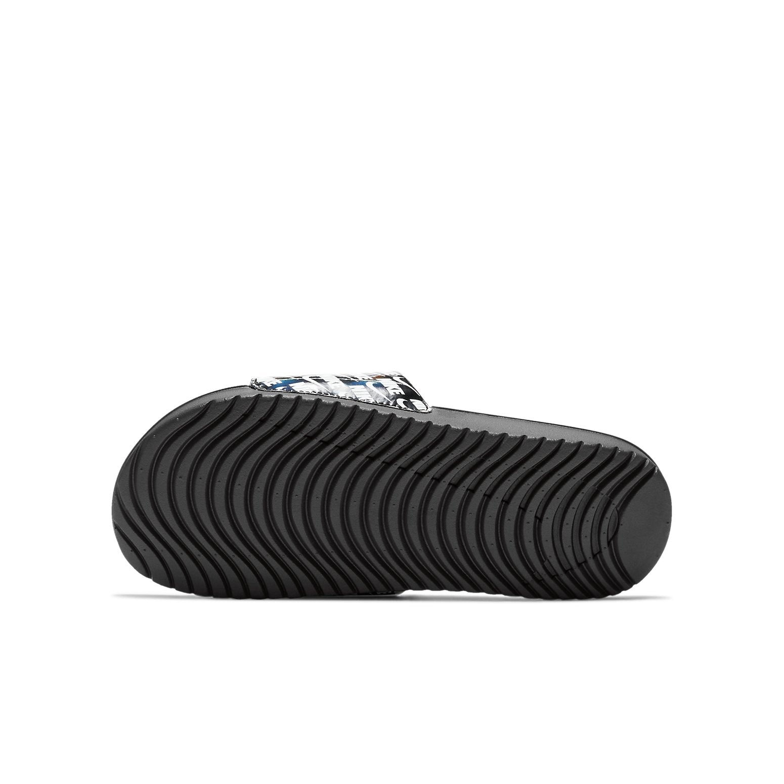 (PS) Nike Kids' Kawa Slide SE 2 Black/White/Orange CT4669-001