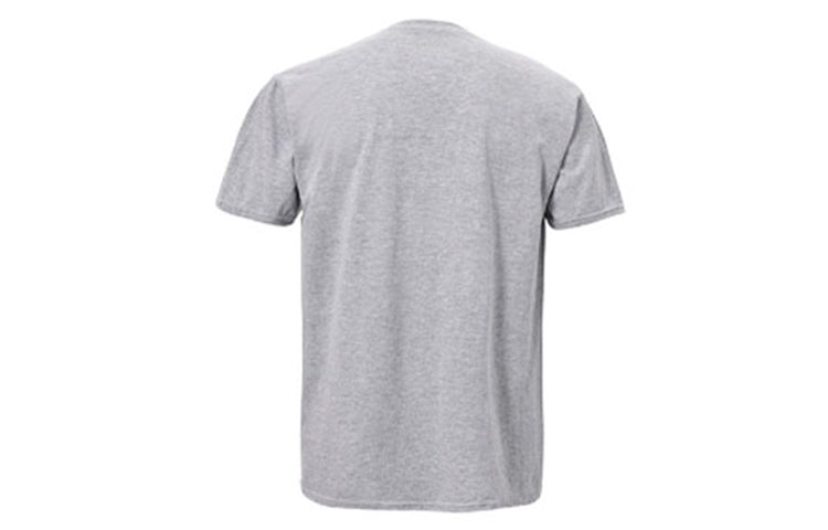 Mitchell & Ness NBA Series Toronto Raptors Sports Printing Short Sleeve Couple Style light grey MN13S29-TOR-GARY