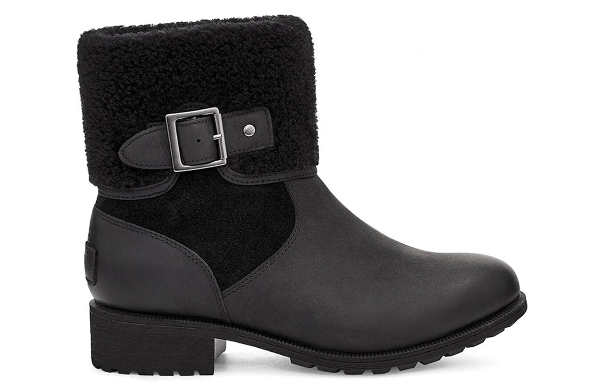 (WMNS) UGG Elings Snow Boots Black 1112620-BBLC