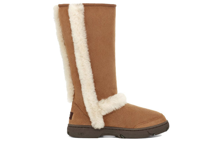 (WMNS) UGG Sunburst Tall White Brown 5218-CHE