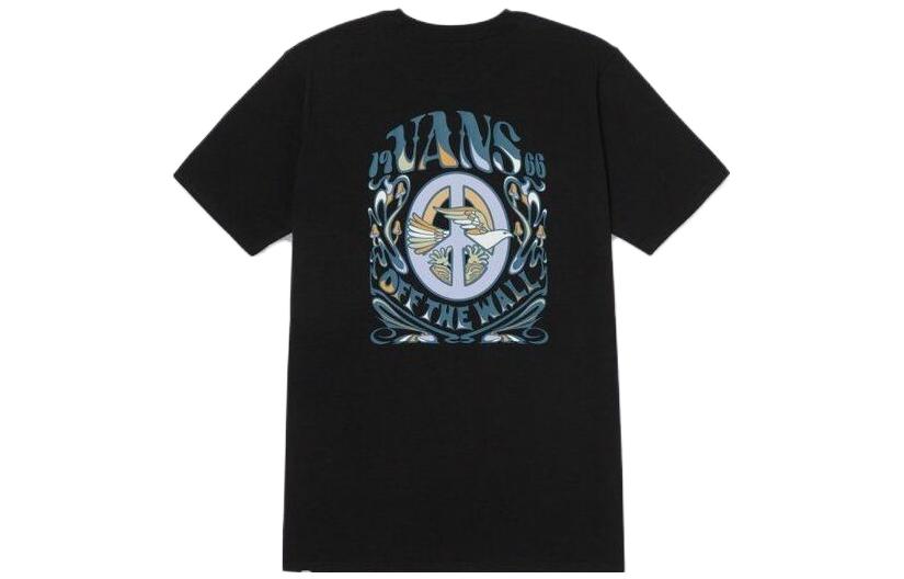 (WMNS) Vans Peace GFX Tee 'Black' VN00092ZBLK1