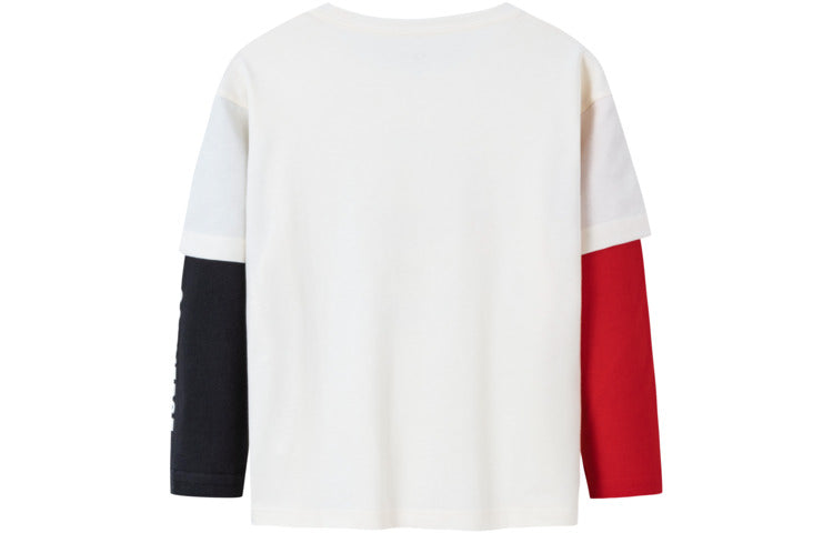 (PS) Converse Logo Rabbit Year Printed Long Sleeve T-shirt Asia Sizing 'White Black Red' CV2312129GS-001