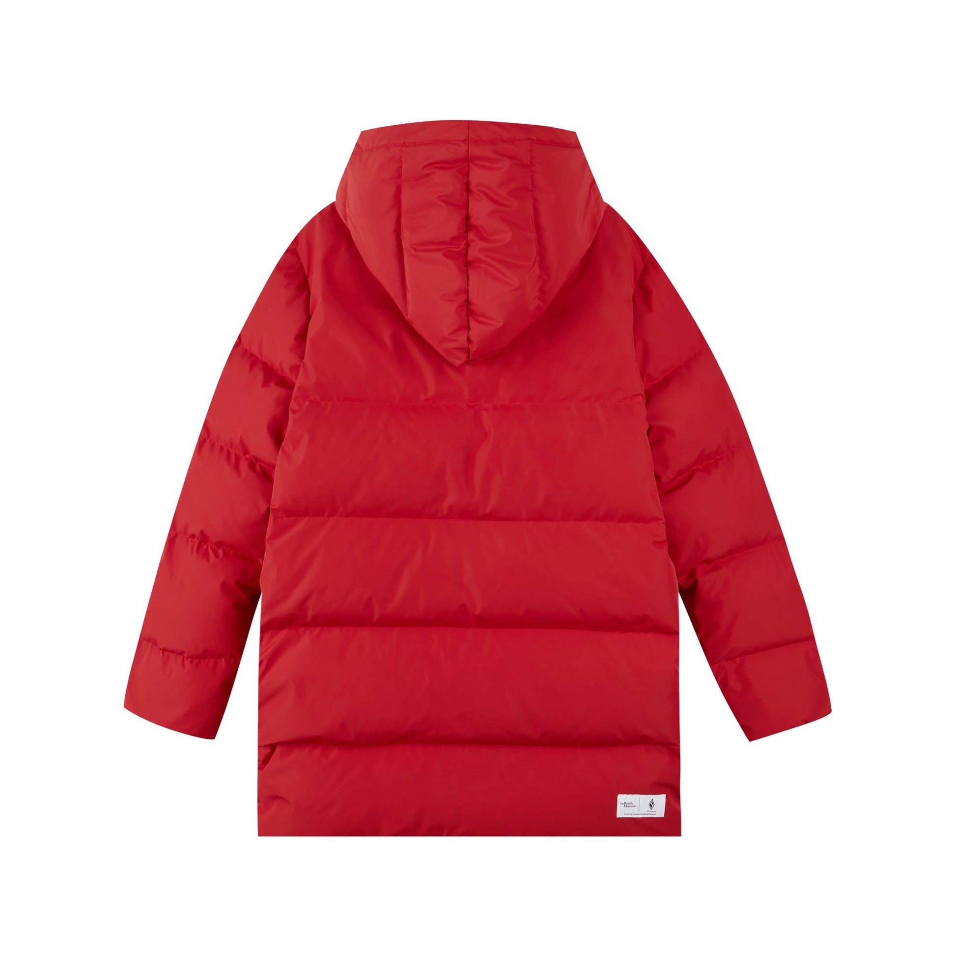 (WMNS) Skechers Graphic Long Down Jacket 'Red' L422W091-01KV