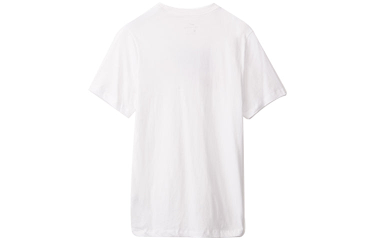 Men's Nike Swoosh Logo Pure Cotton Short Sleeve White T-Shirt AR4993-100