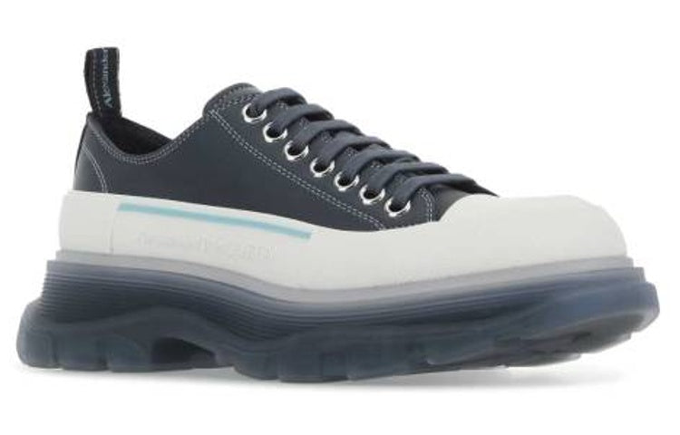 (WMNS) Alexander McQueen Tread Slick Sneakers 'Grey White' 702042WHZ6D1137