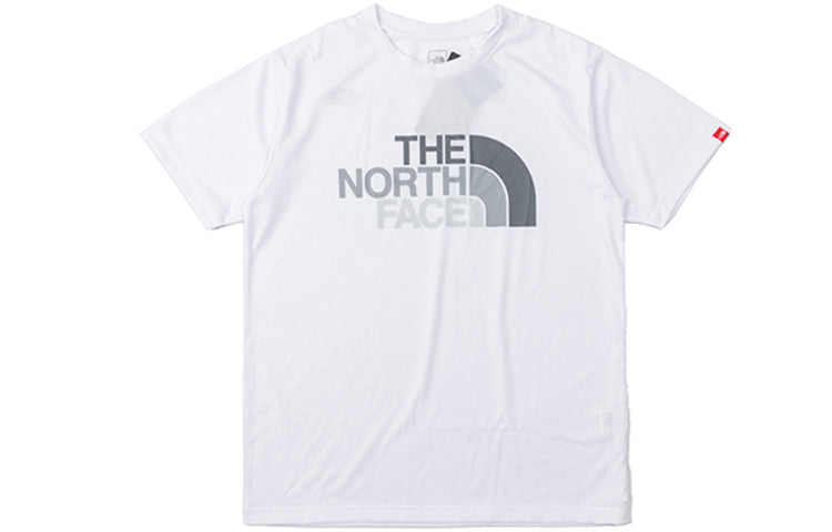 THE NORTH FACE Colorful Gradient Printing Logo Short Sleeve Unisex White NT32037-W