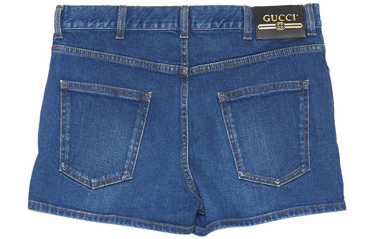 (WMNS) Gucci Casual Denim Blue Shorts 583978-XDA6C-4452