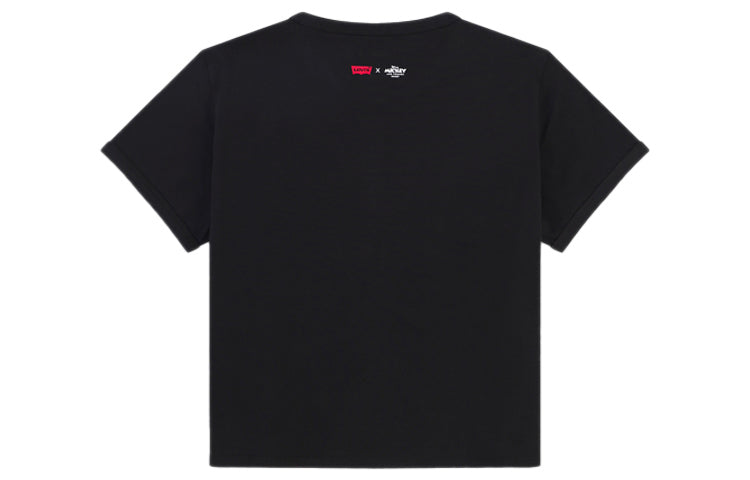 Levis x Disney Crossover Mickey Printing Short Sleeve Black A0618-0002