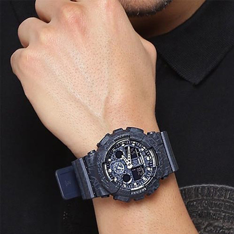 CASIO G-Shock Analog-Digital 'Blue' GA-100CG-2A