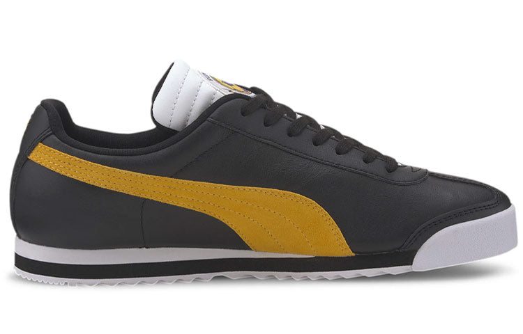 PUMA Roma Classic Running Shoes Black/Yellow 371615-01