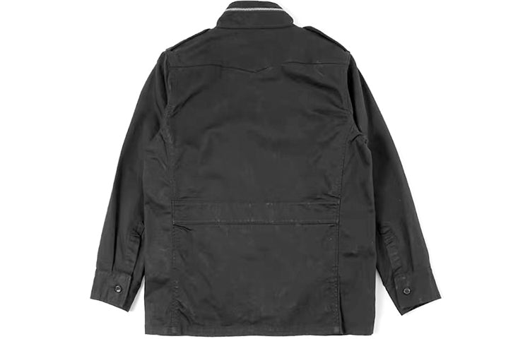 NEIGHBORHOOD logo Printing Jacket Unisex Black 191SPNHJKM02