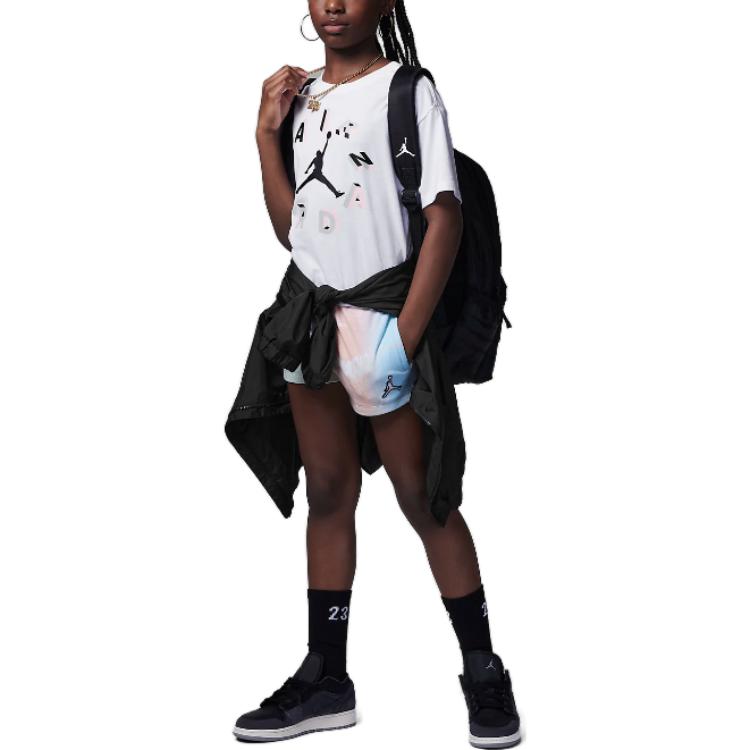 (GS) Air Jordan Essentials New Wave Printed Shorts 'Pistachio Frost' FQ0744-321
