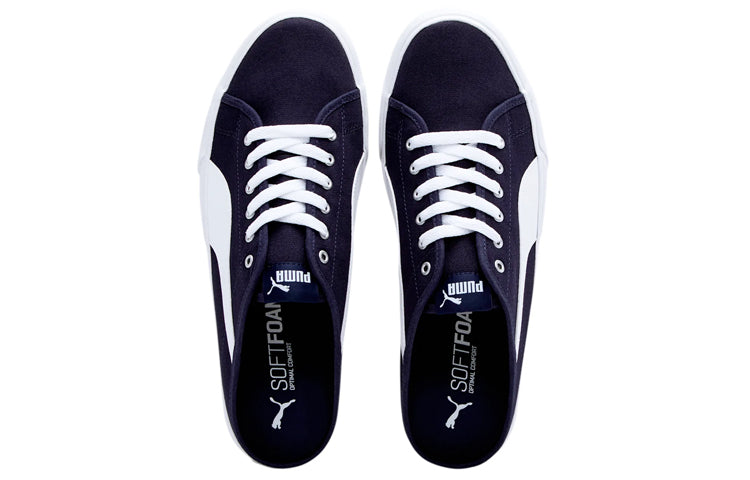 PUMA Bari Mule Low Tops Casual Skateboarding Shoes Navy Blue 371318-03