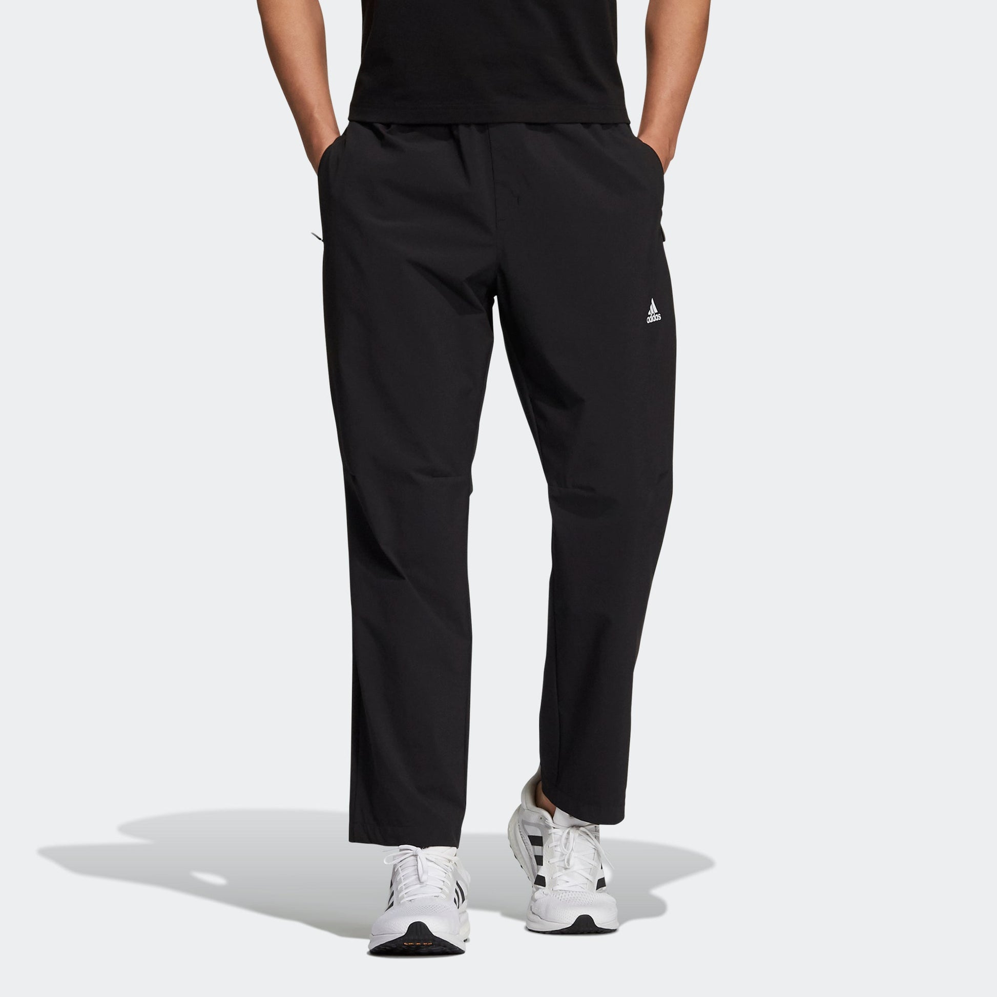 adidas Fi Wv Entry Pnt Casual Breathable Sports Long Pants Black H40216