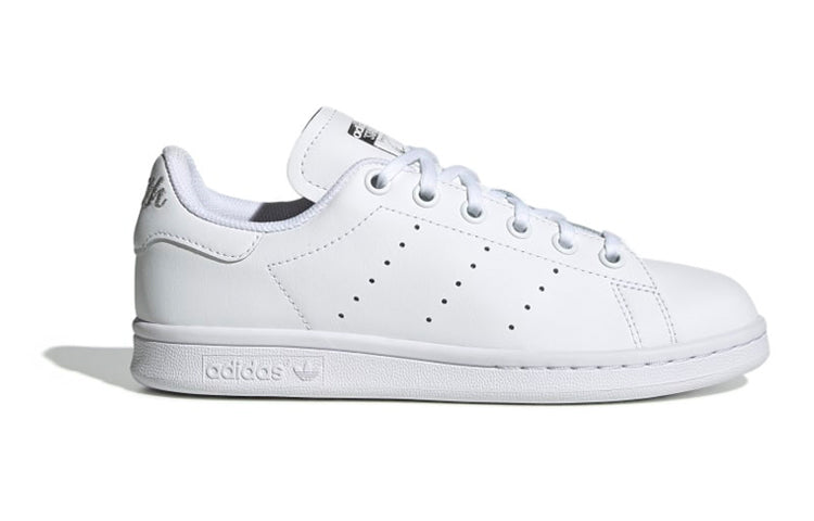 (GS) adidas originals Stan Smith J 'White Silver' EF4913