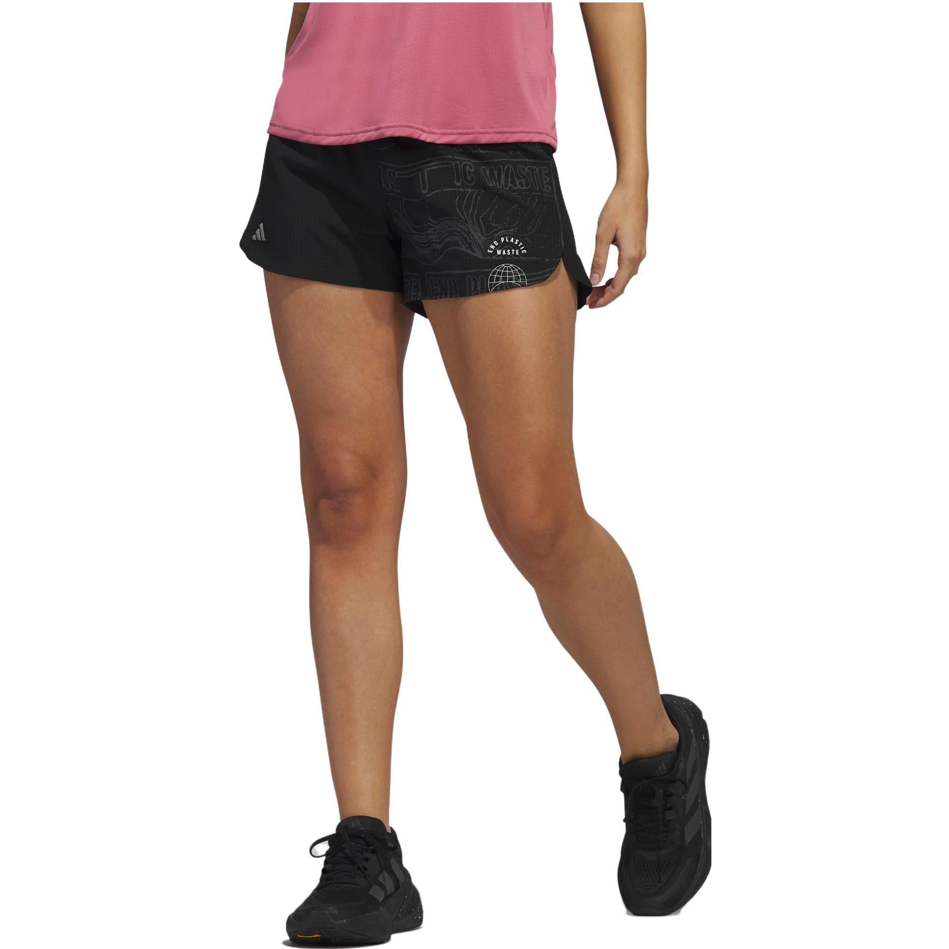 (WMNS) adidas Run for the Oceans Shorts Asia Sizing 'Black' HZ6010