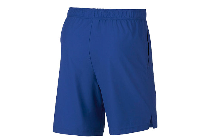 Nike Large Logo Printing Training Quick Dry Sports Shorts Blue AJ8101-480