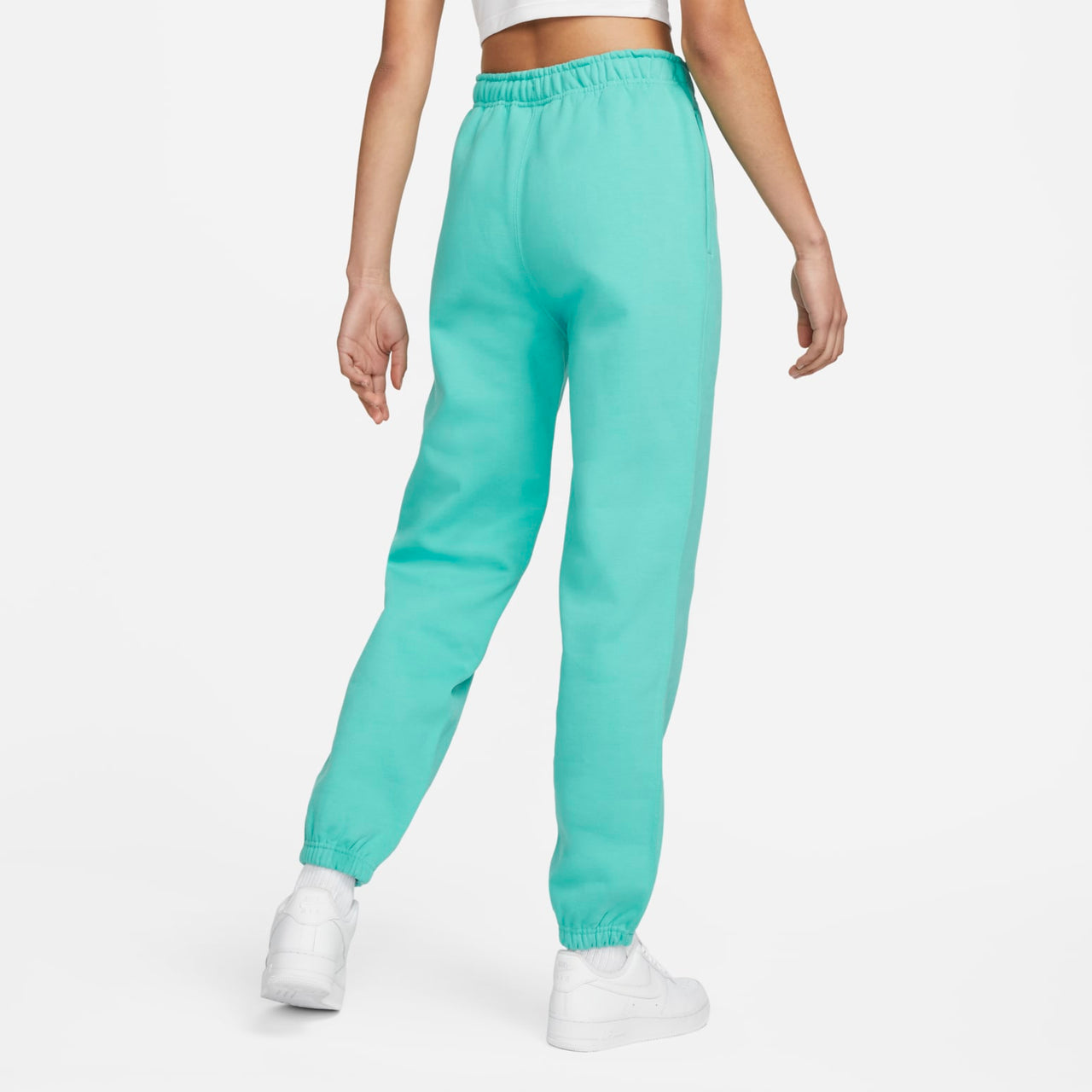 (WMNS) Nike Solo Swoosh Sweatpants 'Teal' CW5565-393