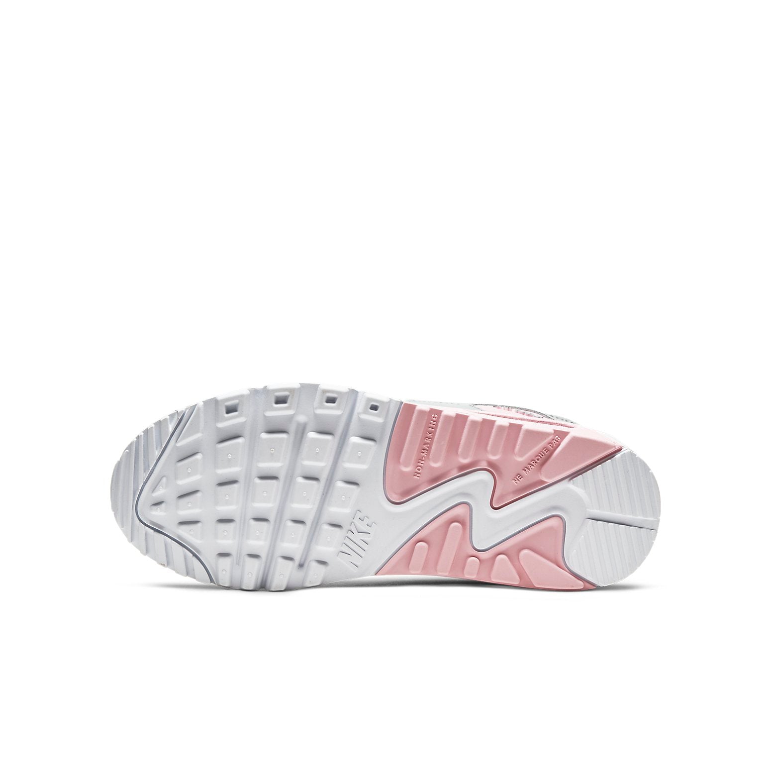 (GS) Nike Air Max 90 Leather 'Metallic Silver Pink' CD6864-004