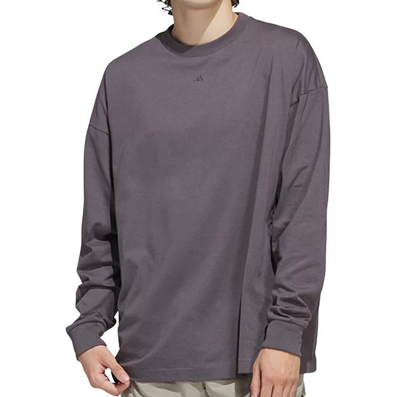 adidas Basketball Long Sleeves T-Shirt Asia Sizing 'Purple' JC7835