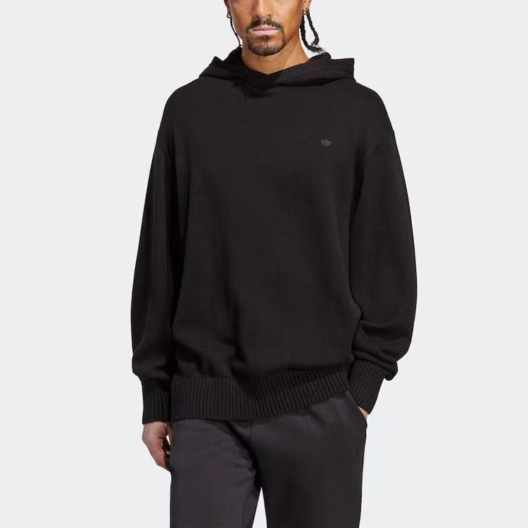adidas Premium Knit Hoodie 'Black' HR8678