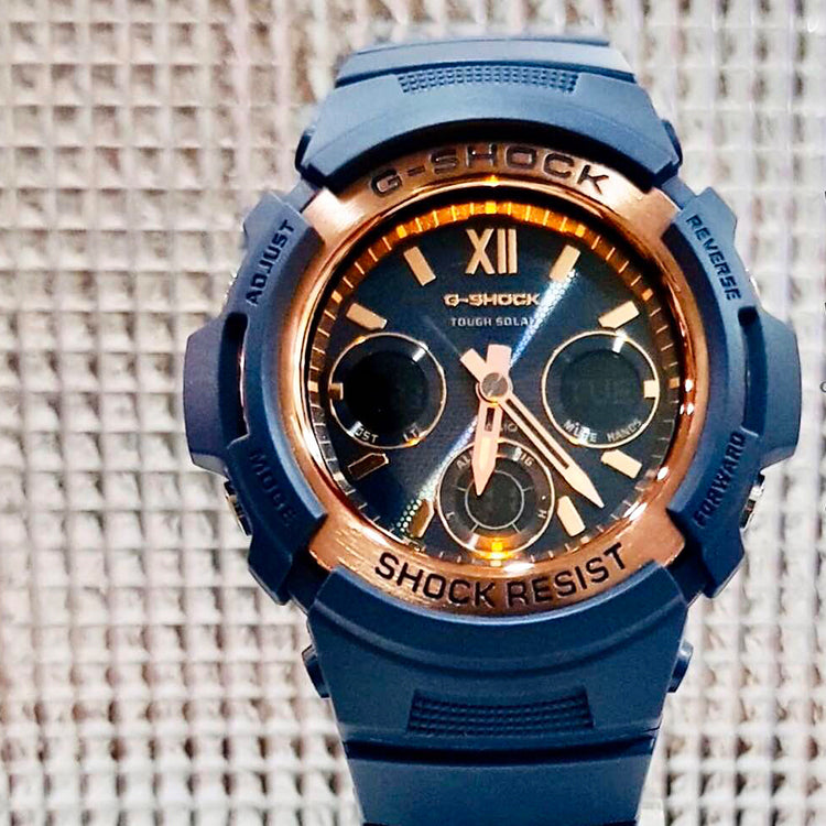 CASIO G-Shock Analog-Digital 'Blue' AWR-M100SNR-2A