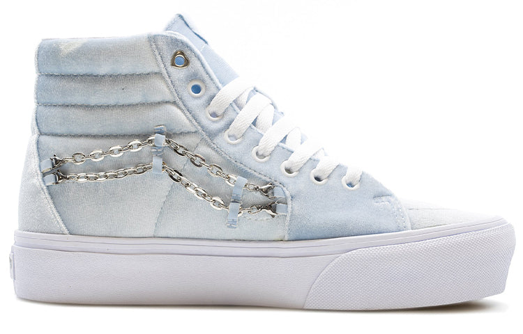 (WMNS) Vans SK8-HI Platform 2 'Light Blue White' VN0A3TKN4W1