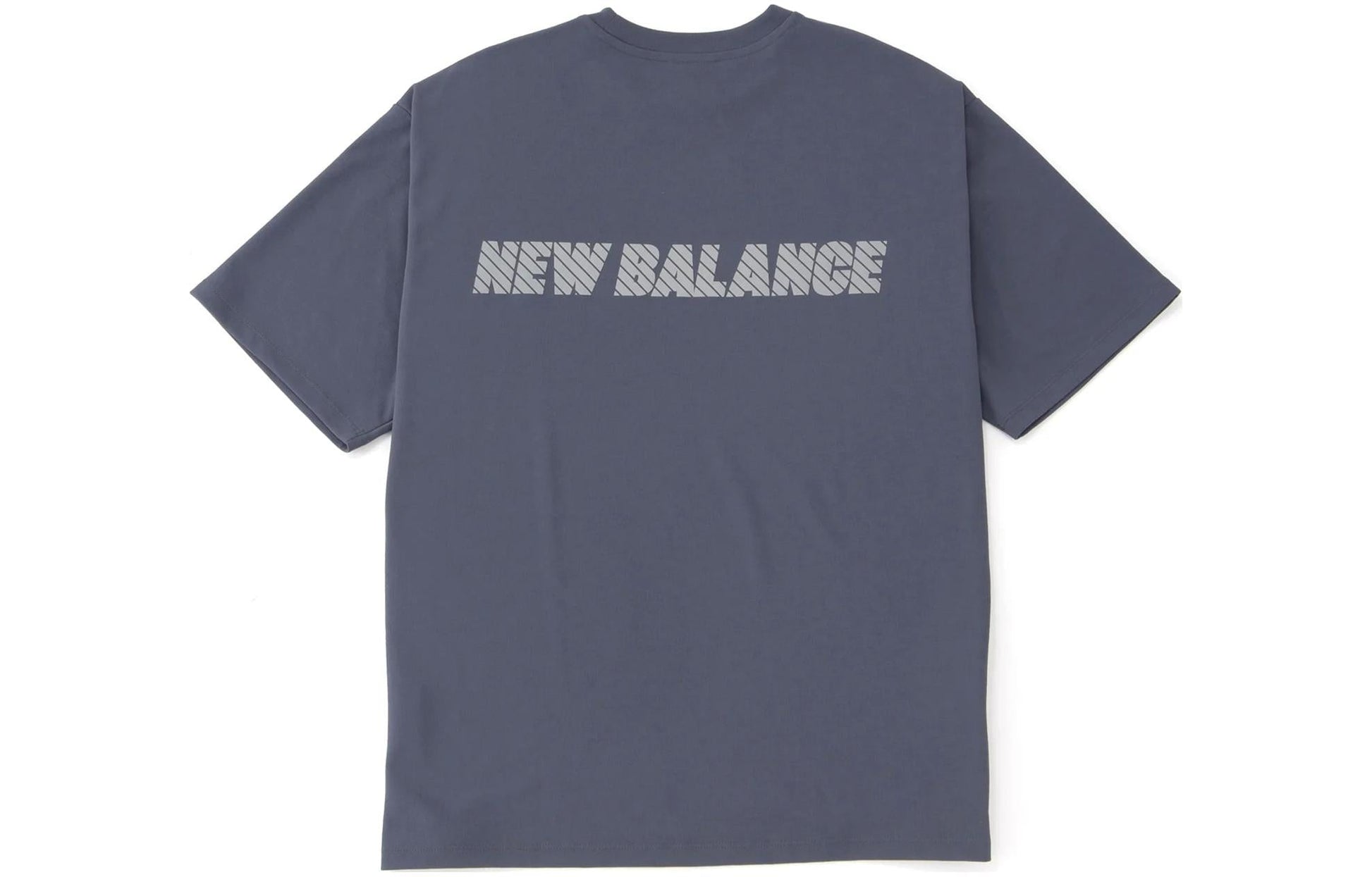 New Balance MET24 Reflection NB Logo T-Shirt Asia Sizing 'Graphite' AMT45005-GT