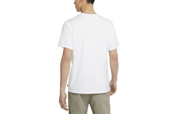 Nike SB Skateboard Round Neck Pullover Short Sleeve White DD1307-100
