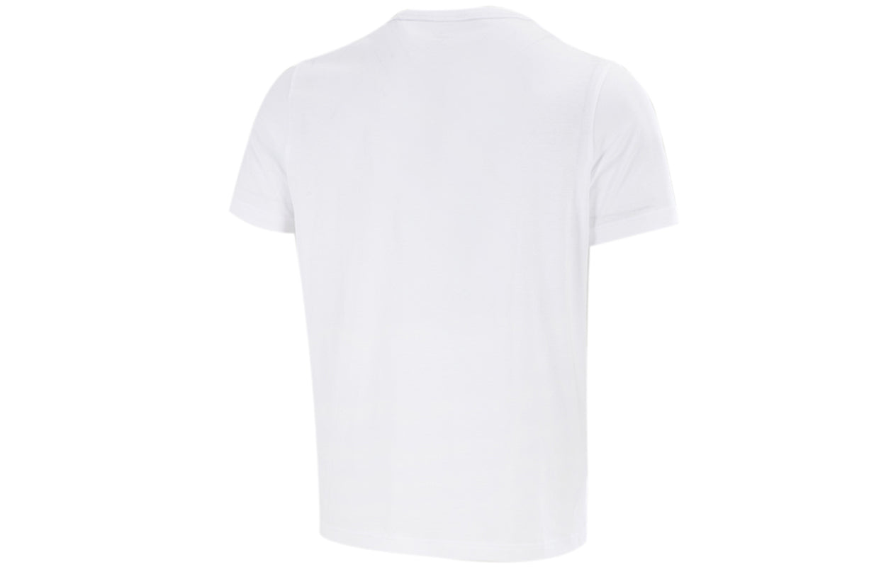 PUMA Casual Sports Logo Printing Short Sleeve White 847666-02