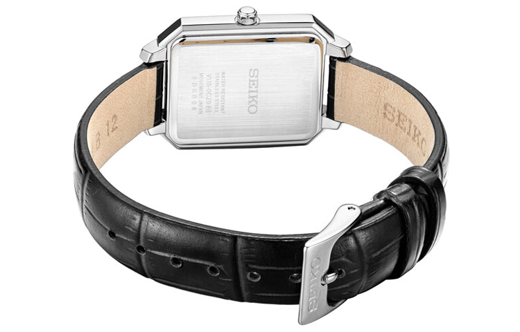 SEIKO Square Minimalistic quartz Watch White SUP429P1