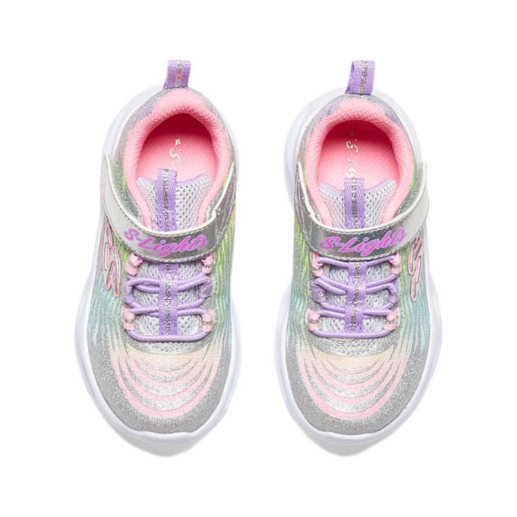 (PS) Skechers Twisty Brights Shoes 'Silver Multi' 302321N-SMLT