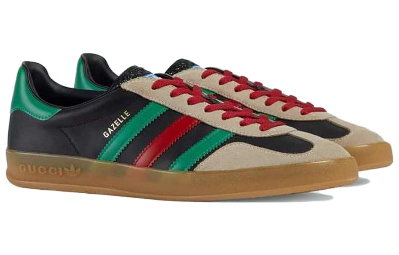 adidas x Gucci Gazelle 'Black Green Red' 726487-AAA43-9549