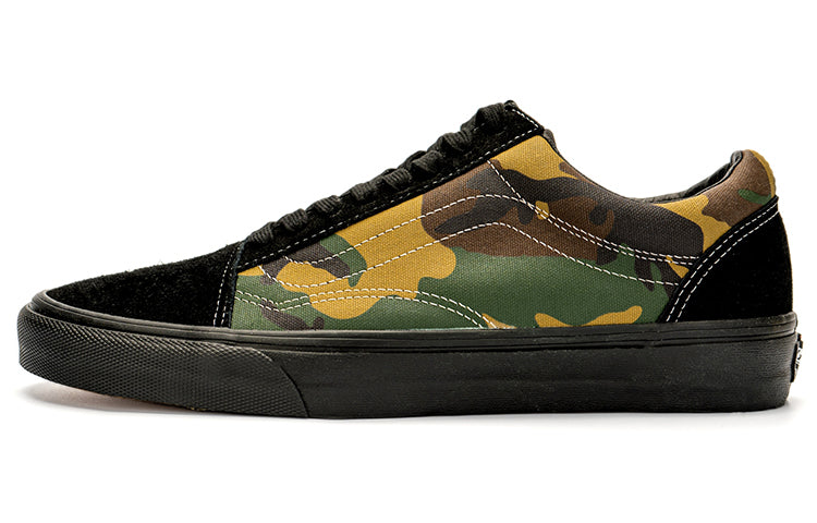 Supreme x Vans Unisex Old Skool Sneakers Black/Green VN0001R1G8D
