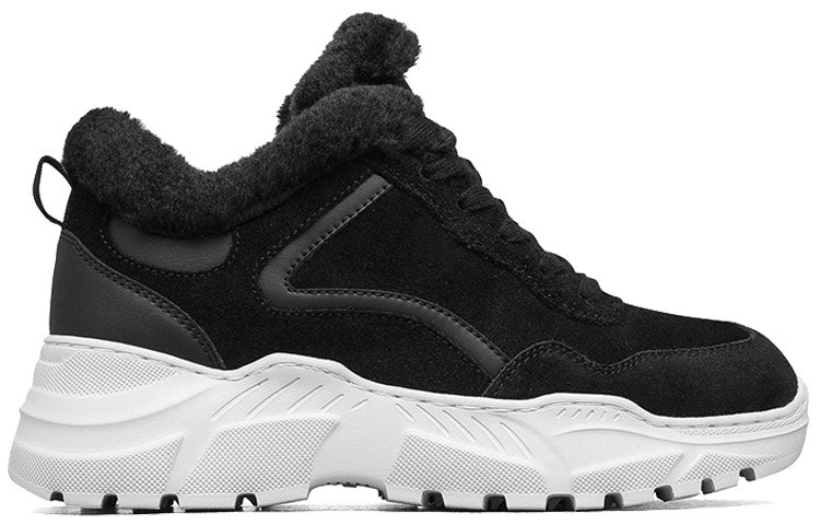 (WMNS) Skechers Street 'Black White' 155180-BLK