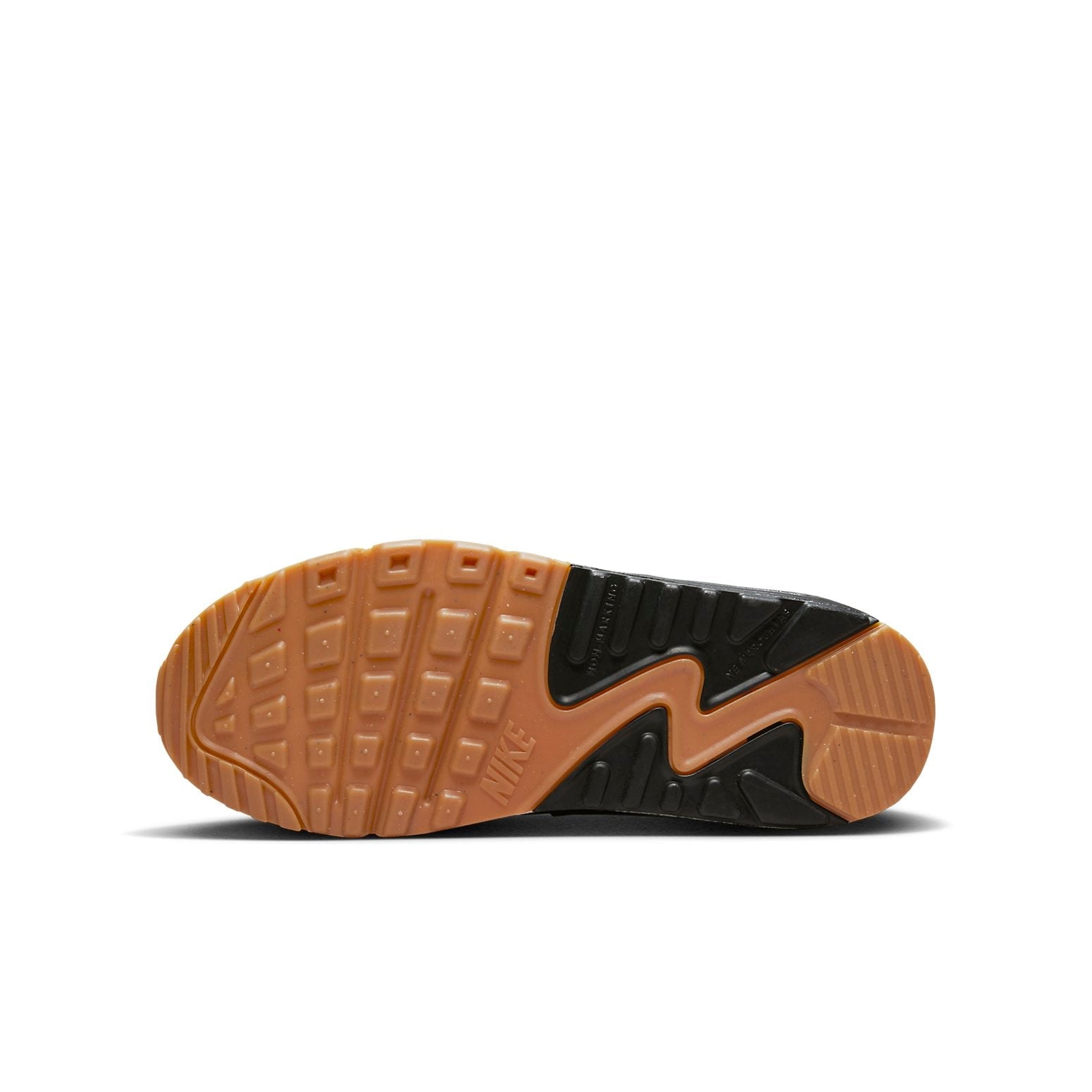 (GS) Nike Air Max 90 Leather 'Black Team Red' CD6864-024