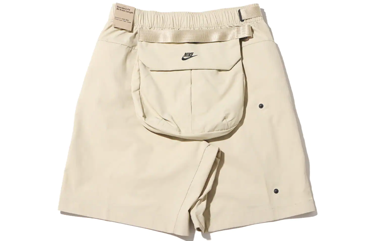 Men's Nike Solid Color Brand Logo Cargo Casual Shorts Brown DM5593-206