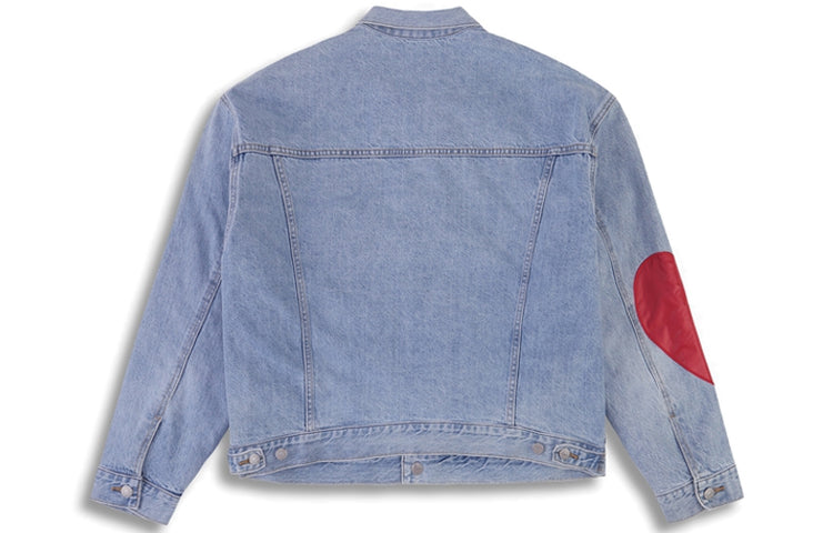 Levis Lapel Denim Jacket Unisex Blue A0371-0000